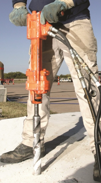 HD45 Uygulama 02 HD45 Hidrolik Darbeli Matkap Uygulama 02